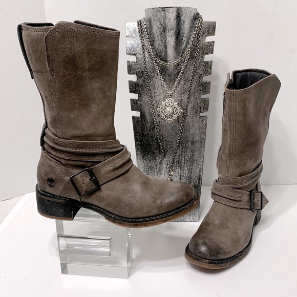 Timberland mid size boot gray EU37 US 6 - Picture 2 of 16